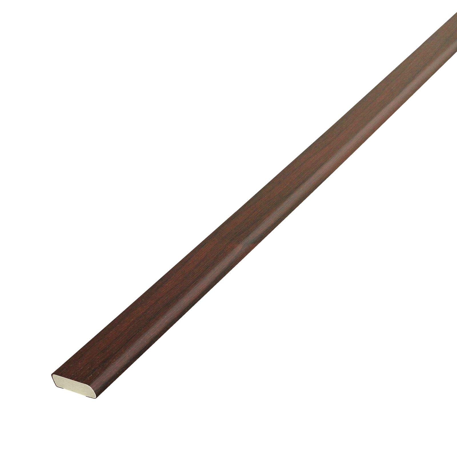 Rosewood, 20mm x 5m Cloaking Fillet uPVC Plastic Window Door Architrave Trim