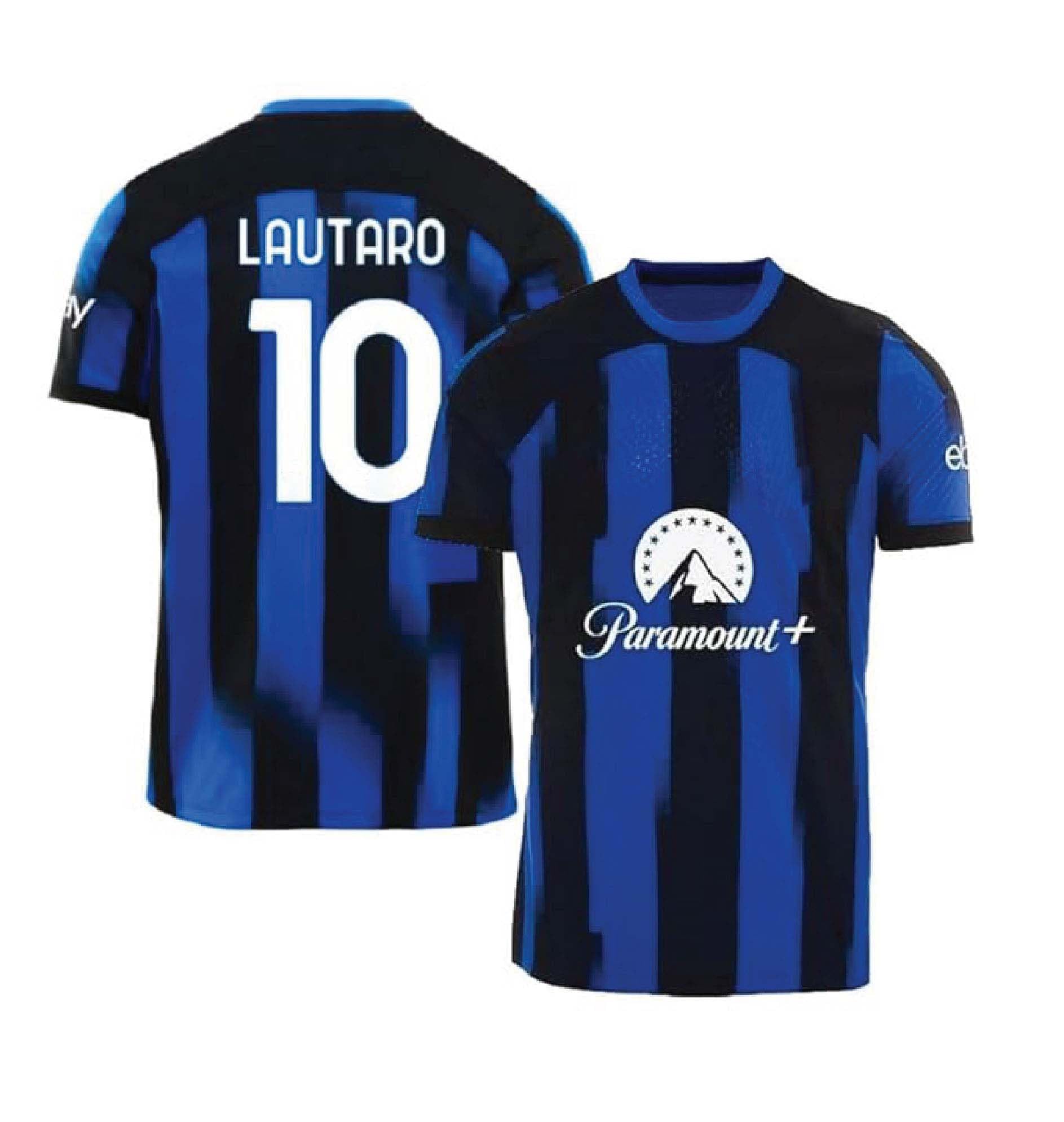 インテル LAUTARO 10 シャツ LOOPSTITCH Lautaro Martinez Jersey 10 Number Italian Milan Club