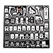 ELEOPTION 42 pcs Machine à Coudre kit Pieds-de-biche Multifonctionnel pour Machine à Coudre domistique Ourlet Pied de pièces Accessoires pour Brother Singer Lot de