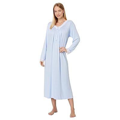 Eileen West Sweater Knit Long Sleeve Ballet Gown Women