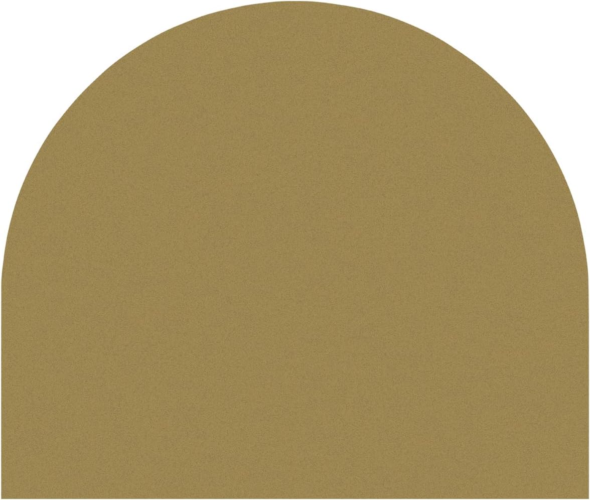 Ambiance Sticker Wall Sticker Bed Headboard Arch Stickers | Large Half Circle Wallpaper for Living Room and Bedroom Decoration | Length 200 x Height 150 cm – Gold