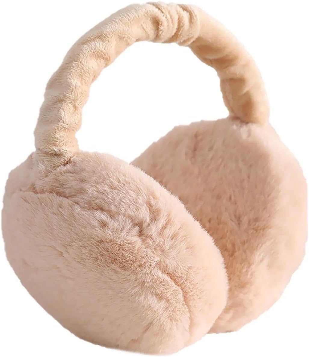 Fall Winter Plush Foldable Ear Warmer Cover Soft And Earmuffs Outdoor Accessories