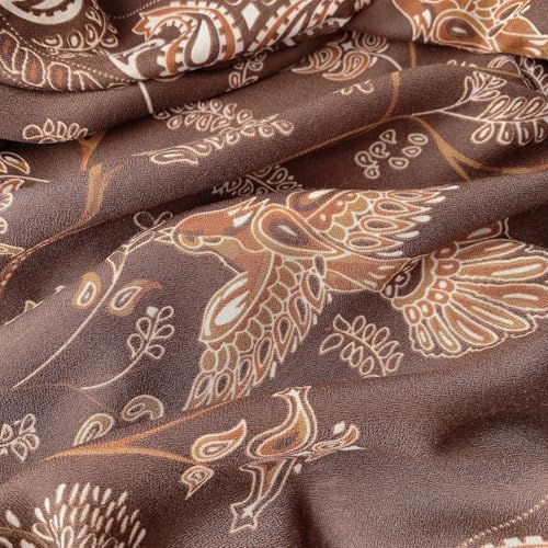 Image of CrossKulture Viscose Scarf for Women | Lightweight & Long | Stole for Women - Stylish Design | Neck Scarf, Hair Scarf, & Head Scarf for Women & Girls | All Season Accessory