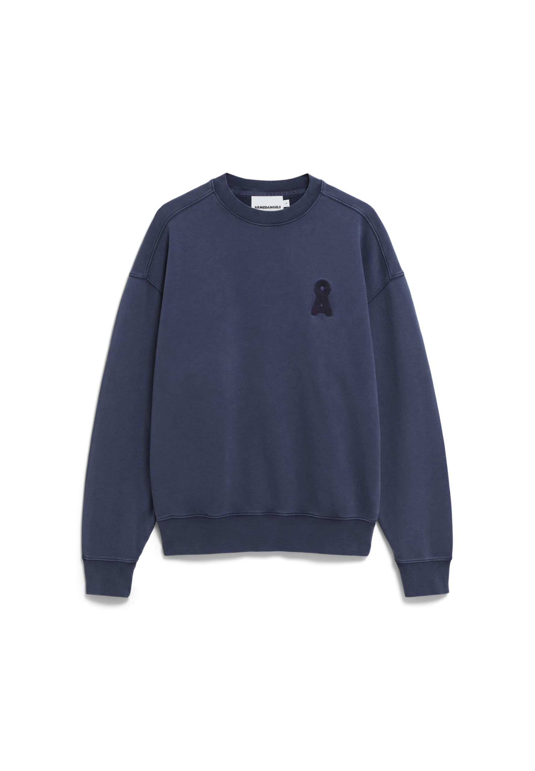 ARMEDANGELS Herren Sweatshirt aus Bio-Baumwolle Iconic Å EMAAL GMT DYE Relaxed Fit
