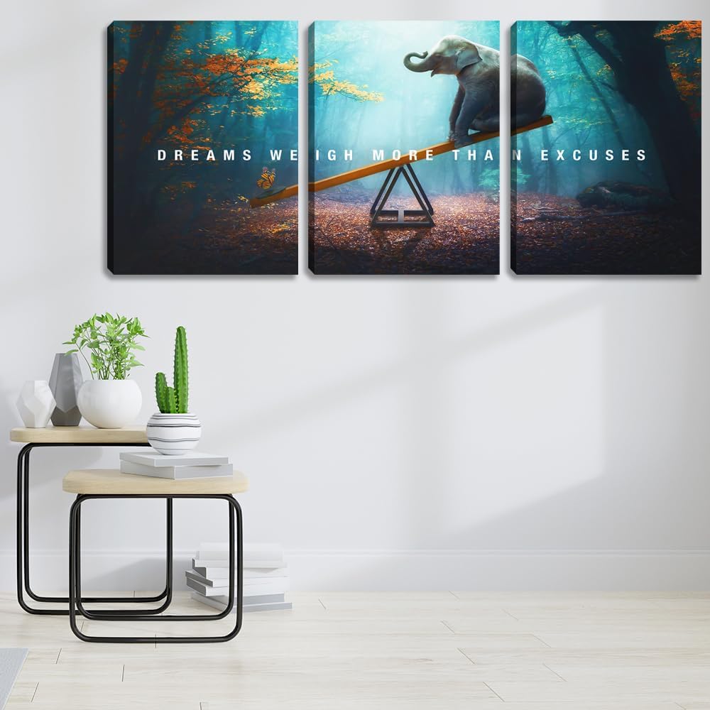 Black Motivational Mindset Wall Decor Canvas Wall Art Hustle Posters Prints Inspirational Entrepreneur Office Decor Success Paintings Artwork Home Bedroom Living Room Decorations (48" Wx24 H)