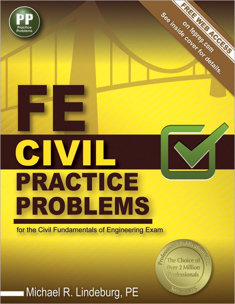 洋書 FE Civil Practice FREE PDF FE-Civil Practice Questions with Detailed Solutions