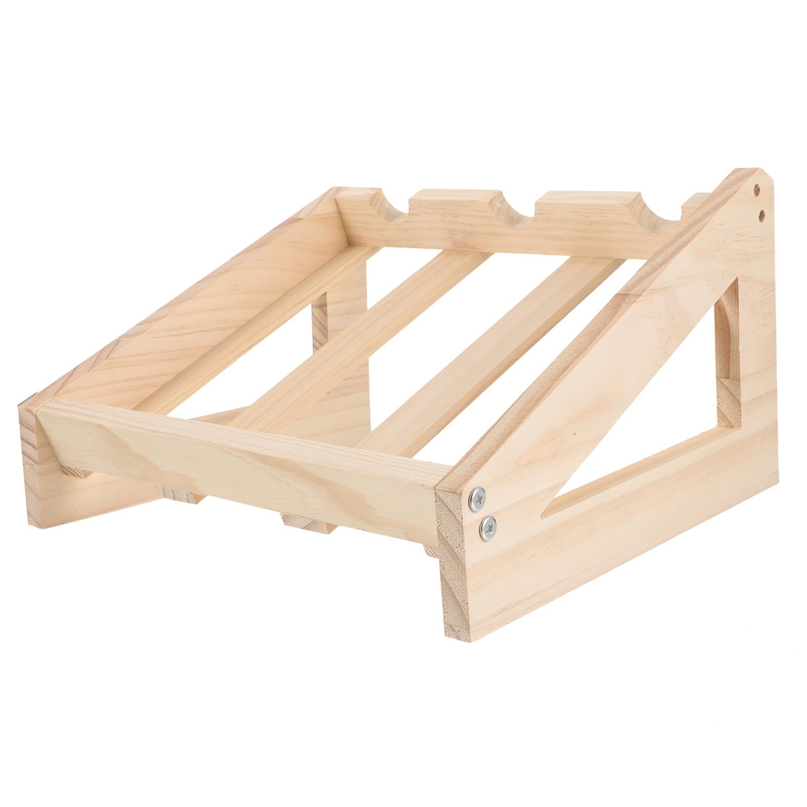 Casier à vin de table en bois beige Artibetter pour bouteilles