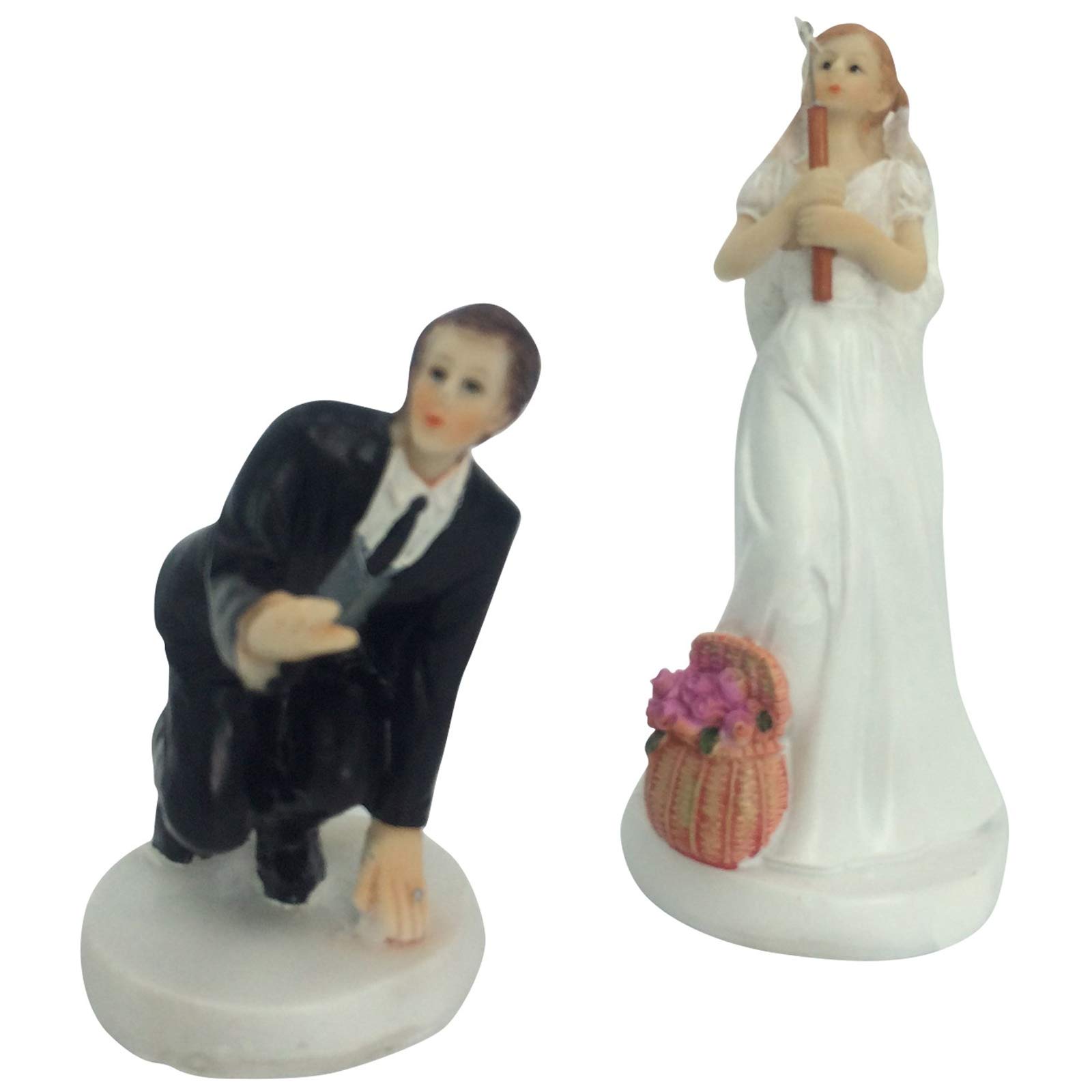 Décoration de gâteau Gone Fishing pour mariage original et humoristique au bord de l'eau