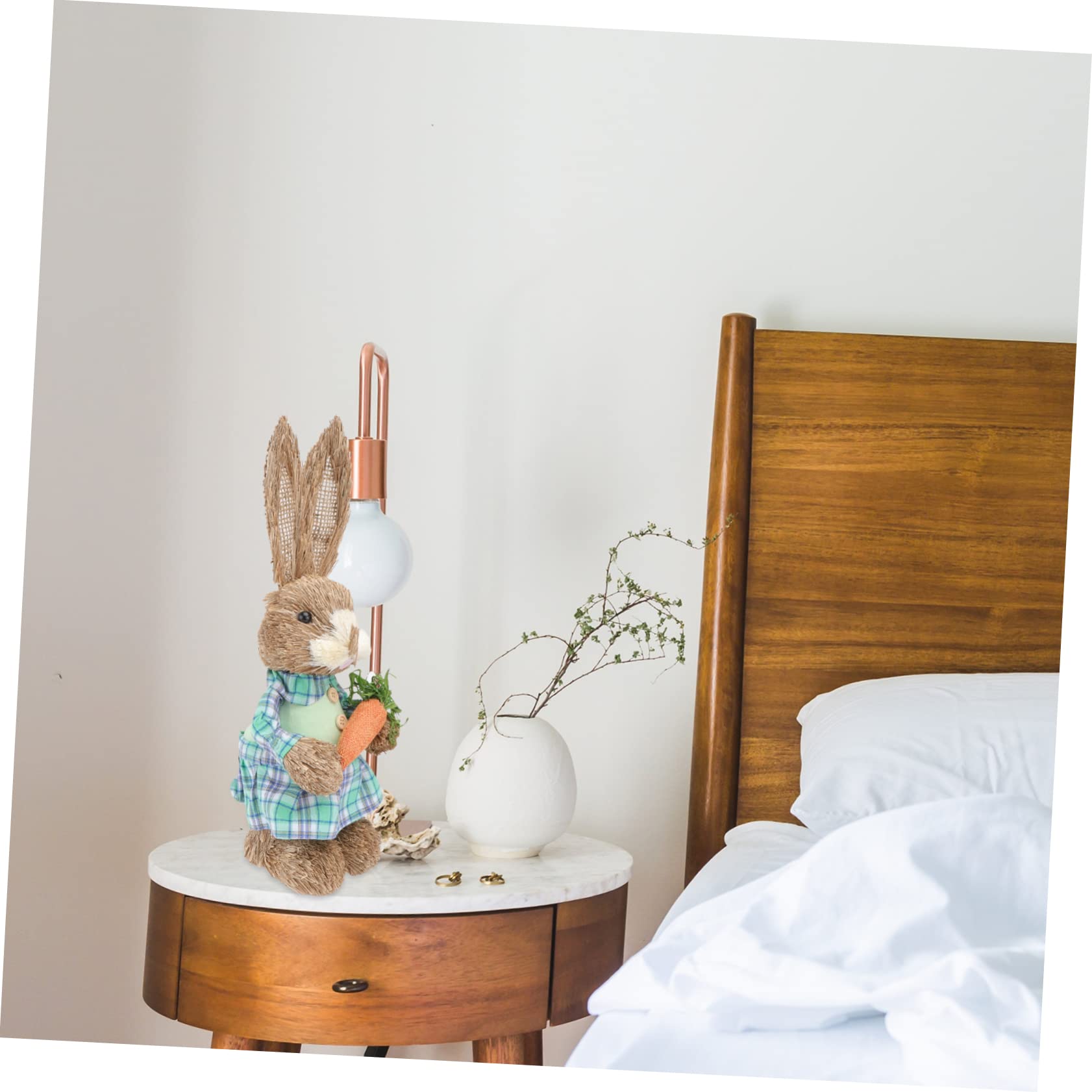 BESPORTBLE 3stücke Realistisches Kaninchen- Für Ostern Elegantes Gartenornament Für Zuhause Frühlings-deko Für Gartenliebhaber Osterhasen Figur Lebensechte Garten-deko Kaninchen Ornament