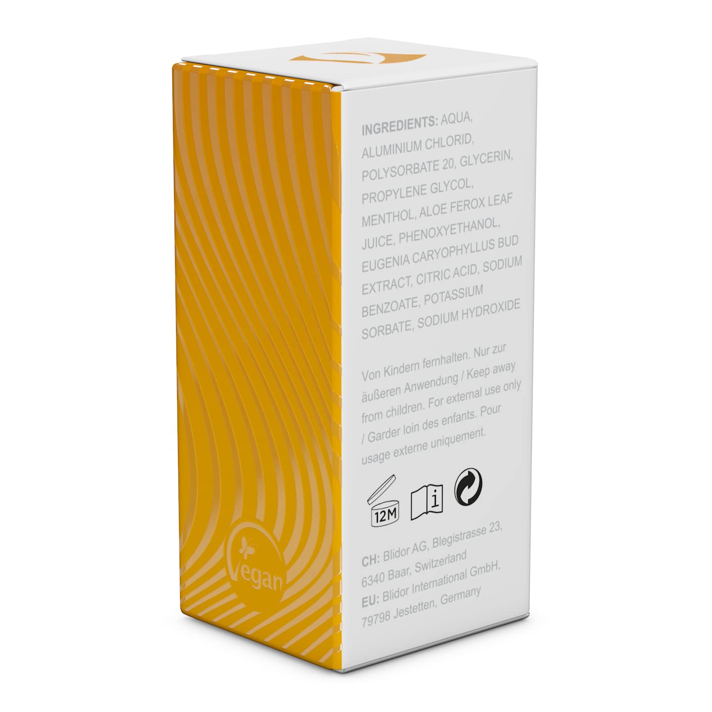 basic Antitranspirant - kein Deo - sensitives Antiperspirant mit Cooling-Effekt gegen Achselschweiß und Schwitzen an den meisten Körperregionen
