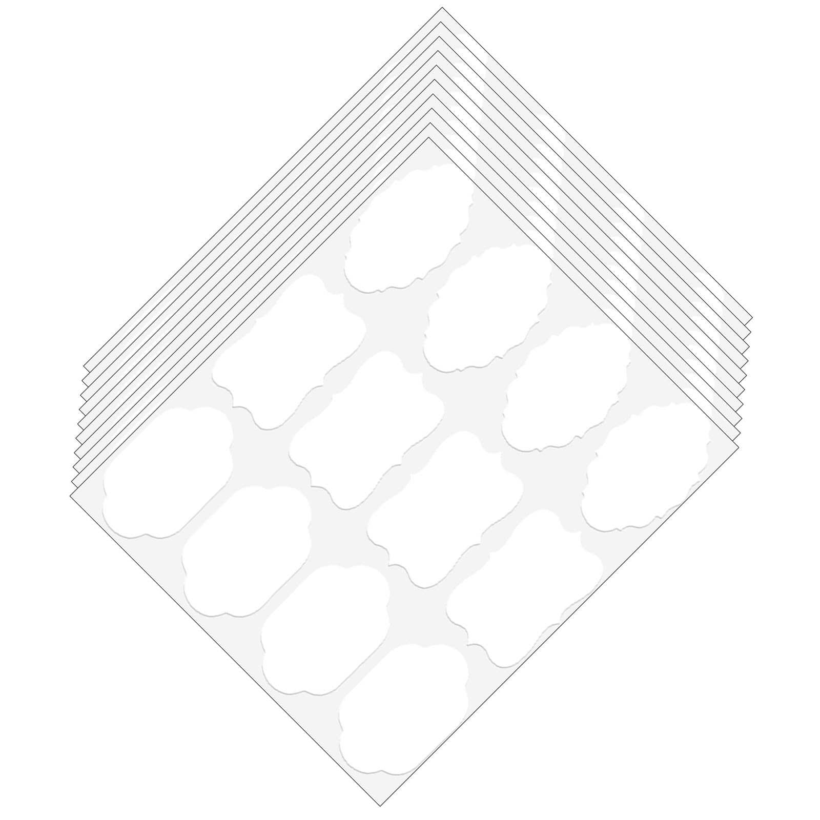 Xjdzineq Paper Label Stickers 120PCS for Canning Jars Essential Oil and Homemade Crafting Needs Wrapping Labels Canning Stickers
