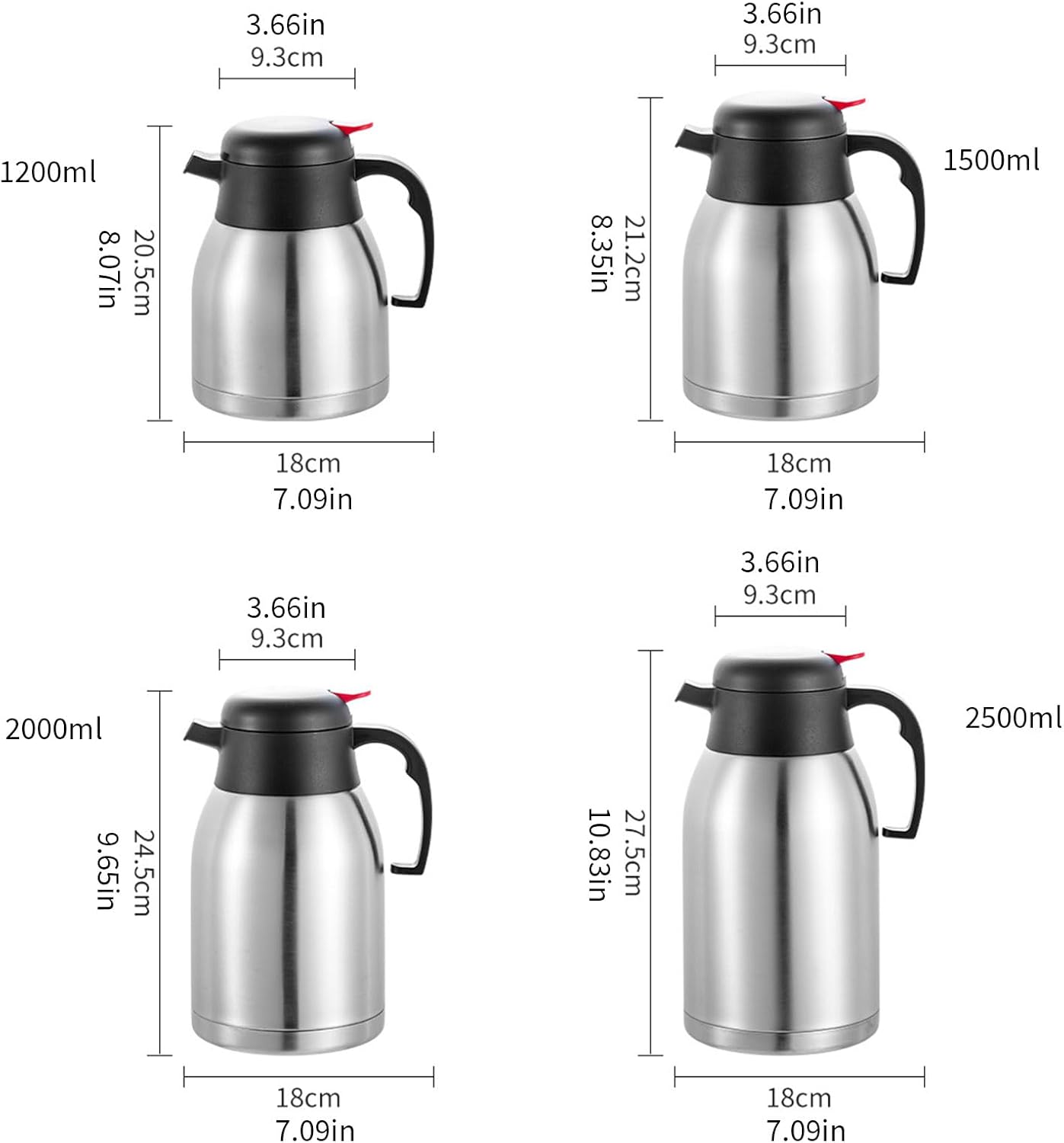 24 Hour Heat Retention Water Container with Double Layer Design Maintains Warmth for Workplace Camping Daily Use Bottle Insulated Water Bottle