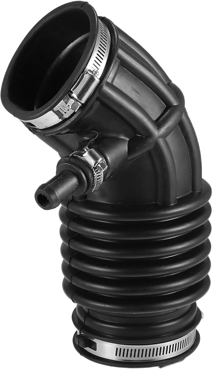 Air Cleaner Intake Hose Tube with Clamps 16576-JA000 - Car - Engine Filter Air Intake Duct Hose Tube - for Nissan Altima 2007-2013 Rubber Black - 1Pc