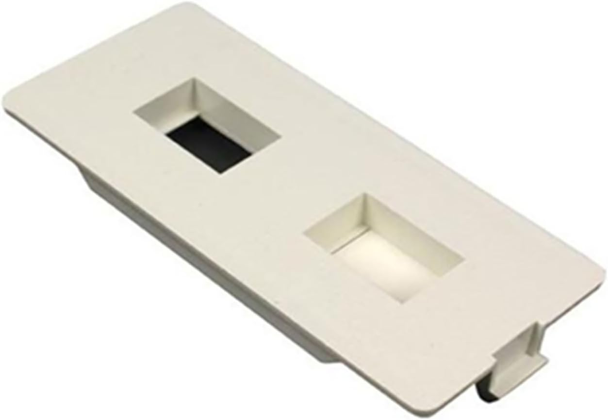 Wiremold 5507FRJWH Flush Dual RJ Connector Faceplate