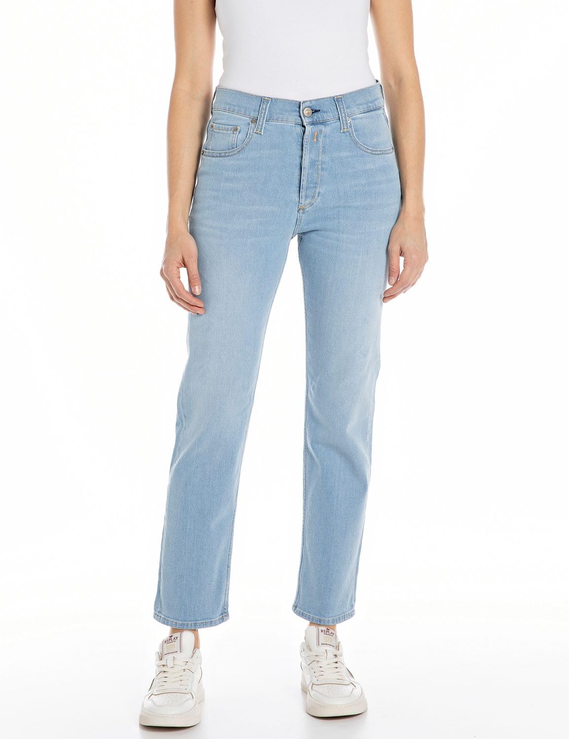 Replay women's jeans with power stretch, blue (Light Blue 010), 29W / 34L