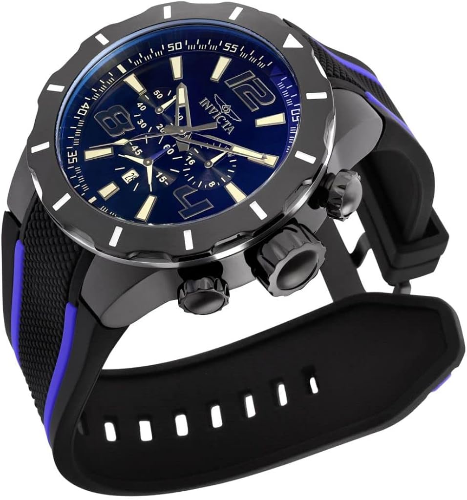 Miniatura 9 de Invicta S1 Rally 33324 - Reloj cronógrafo de cuarzo esfera morada para hombre Morado para hombre Cronógrafo movimiento de cuarzo