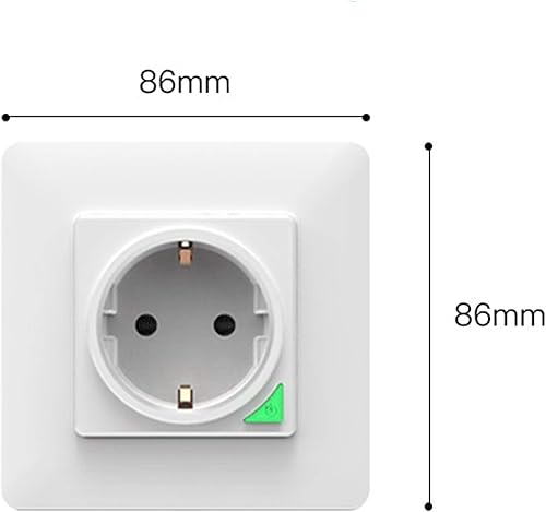 Miniatura 5 de Intelligent Socket PNI SmartHome WP850 WiFi, montaje enterrado, control de Internet, aplicación inteligente Tuya especial