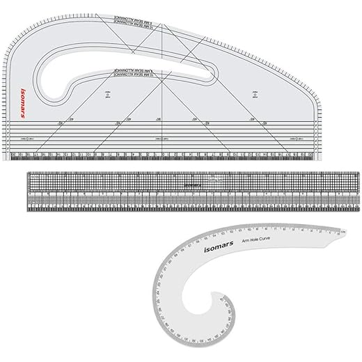 Isomars Pattern Curve & Armhole Combo - Clear