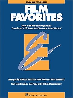 Hal Leonard Film Favorites Keyboard Percussion