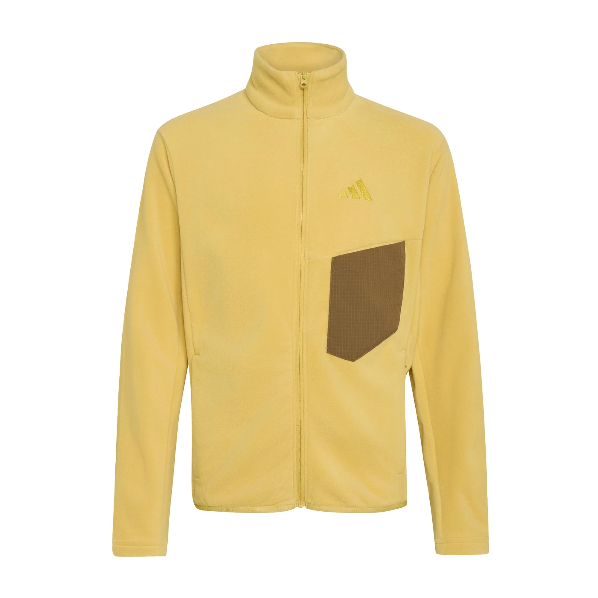 adidas Unisex Kids Terrex Kids Multi Full-Zip Fleece Sweatshirt, pyrite, 11-12 Years