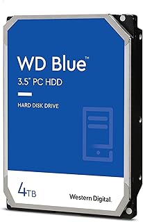 Western Digital (ウエスタンデジタル) 4TB WD Blue PC 内蔵ハードドライブ HDD - 5400RPM SATA 6Gb/秒 256MBキャッシュ 3.5インチ - WD40EZAZ (リニューアル) (WDファクトリー認定)
