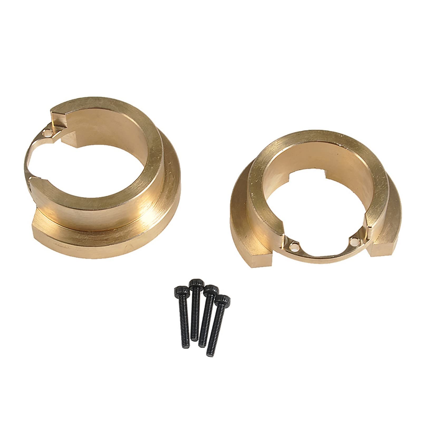 KUKEMI 1Pair Brass Weight Portal Drive Axle Balance Heavy Counterweight 176g 1/10, for Traxxas, TRX4 RC Crawler Car car balance counterweight