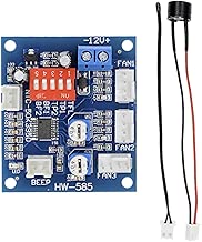 Diymore DC12V 5A PWM 4 Wires PC Fan Temperature Manumotive Speed Controller Module CPU High-Temperature Alarm with Buzzer and Probe for Arduino Heat Sink - coolthings.us