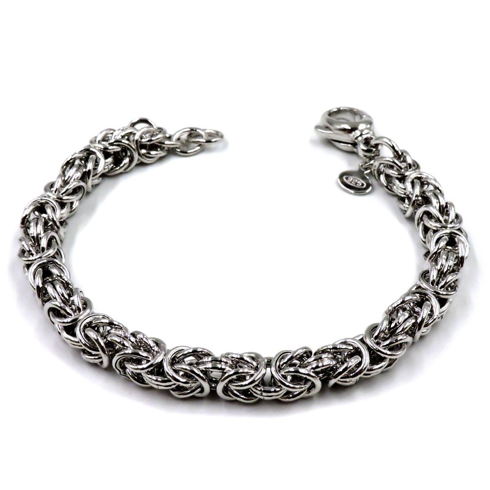 Damiano Argenti Bracciale Maglia Bizantina in Argento 925