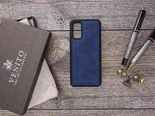 Étui en cuir compatible avec Samsung Galaxy Note 20 protection coque arrière rembourrée