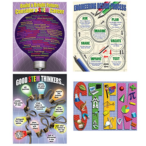 McDonald Publishing MC-P095 Stem Teaching Poster Set, Set of 4