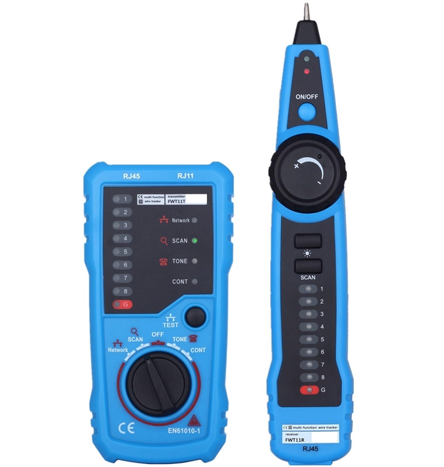 Cable Tracker, RJ11 RJ45 Cat5 Cat6 Telephone Wire Tracker Tracer Toner Ethernet LAN Network Cable Tester Line Finder