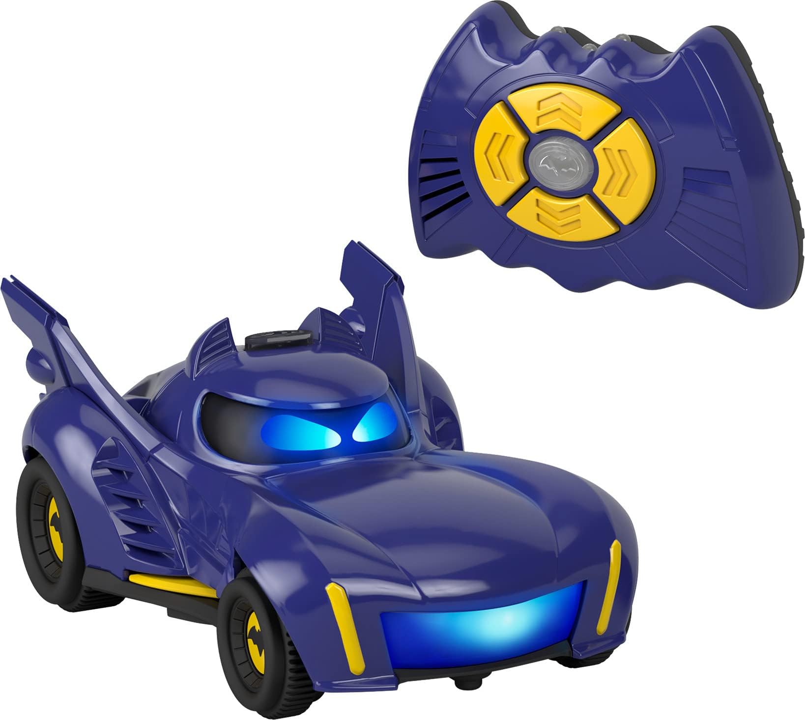 DC Batwheels Remote Control Car, Bam The Batmobile Transforming RC with Lights Sounds & Character Phrases for Ages 3+ Years