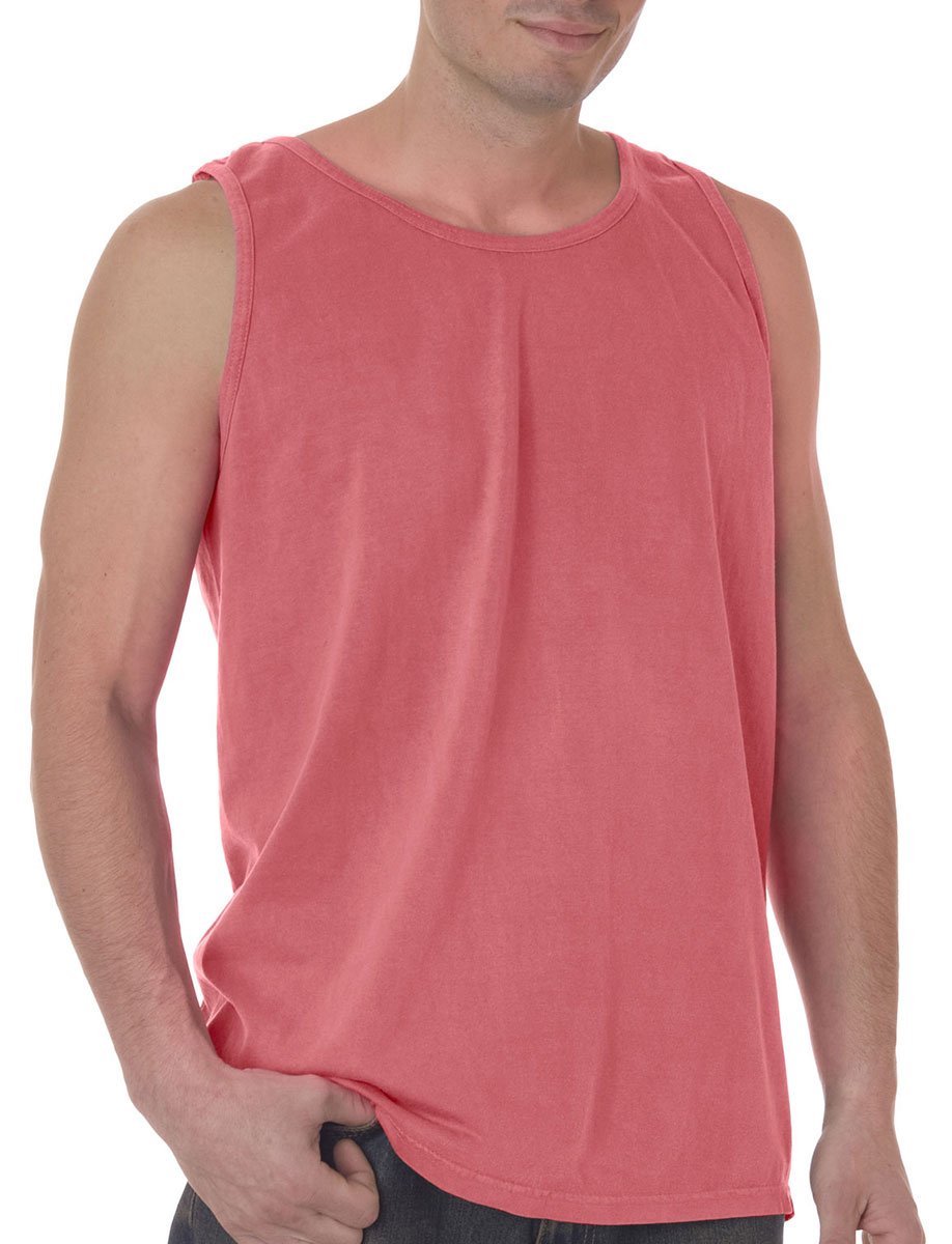 Comfort Colors Ringspun Garment-Dyed Tank, 2XL, WATERMELON