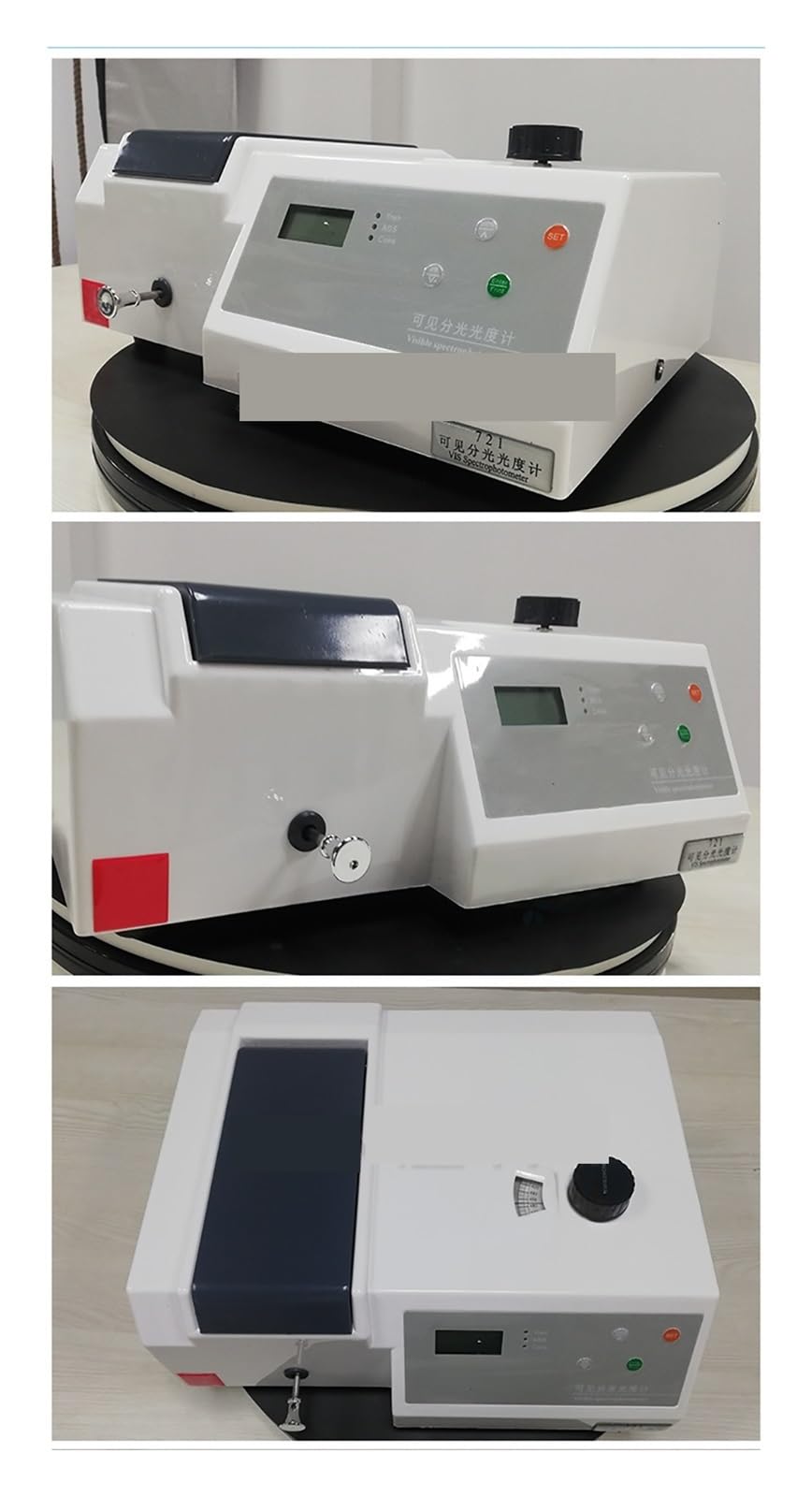 Espectrofotómetro, Espectrómetro Visible Longitud De Onda 330-1020nm Probador De Espectrofotómetro Fotómetro De Pantalla Digital De Escritorio
