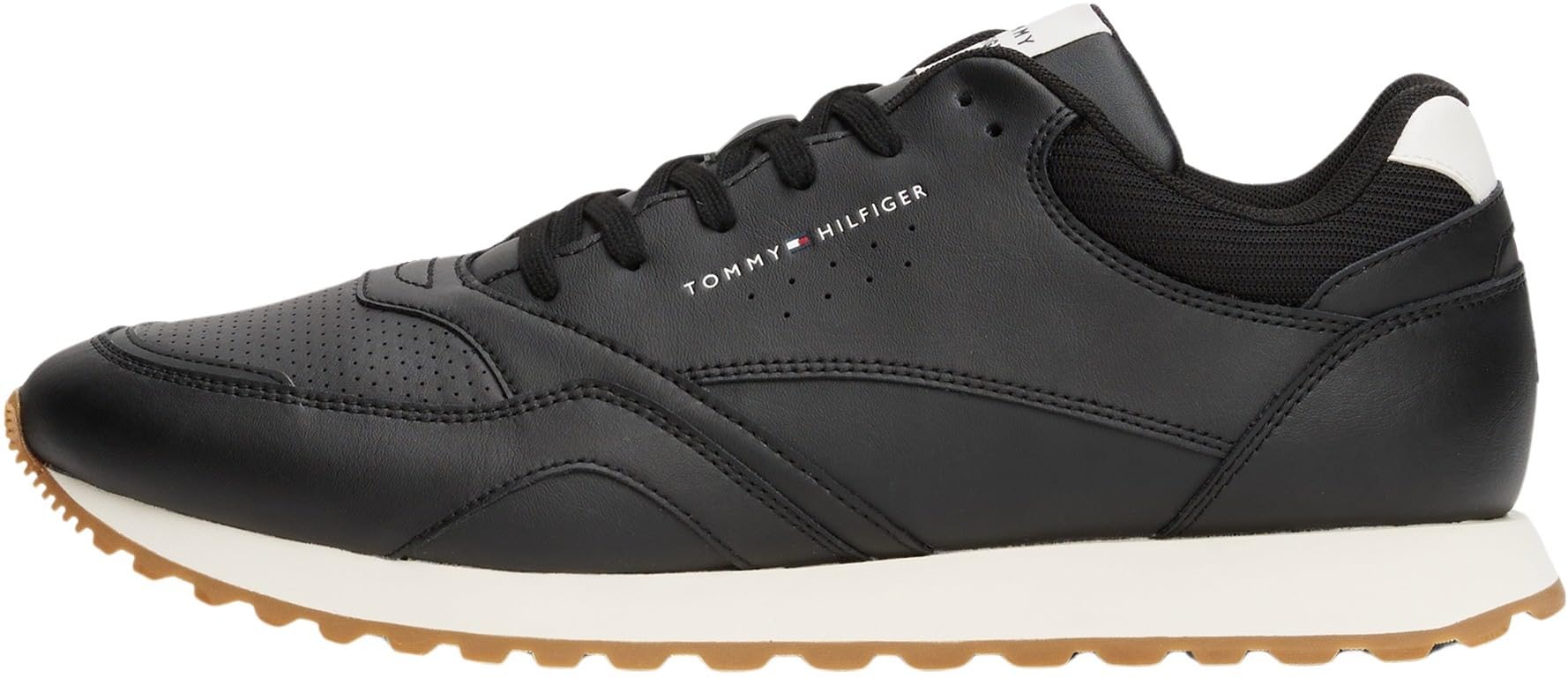 Tommy Hilfiger Herren Runner Sneaker New Eva aus Leder