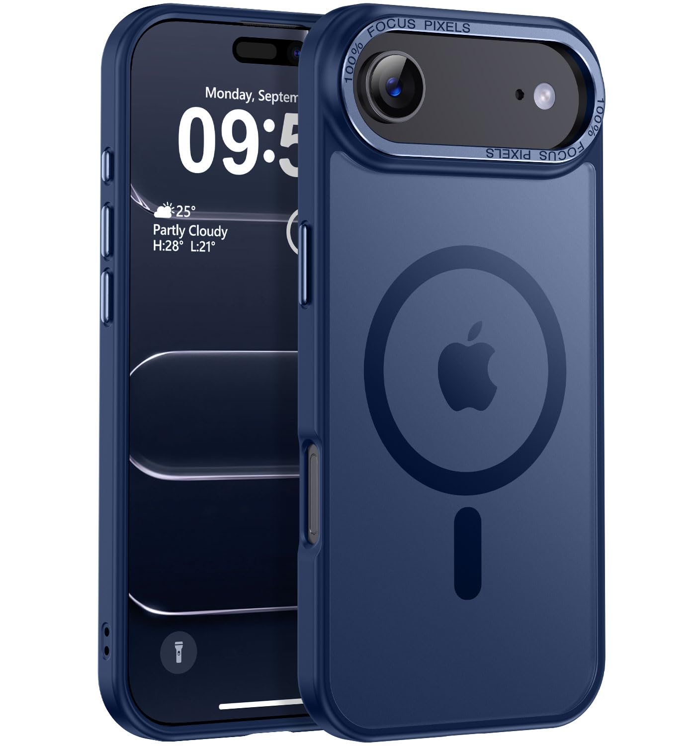 Newfuture Strong Magnetic Compatible with iPhone 17 Pro Case [13 FT Military Drop Protection] [Compatible with Magsafe] Slim Translucent Matte Shockproof with Anti-Fingerprint Phone Case, Tender Pink — view 192