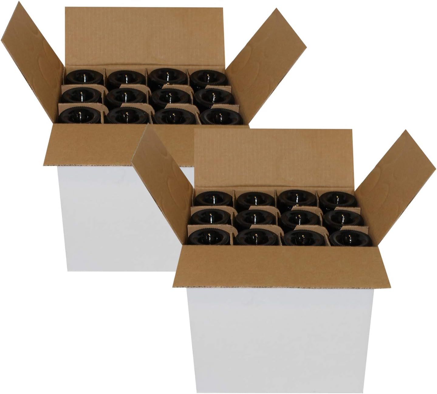 Home Brew Ohio 375ml Green Semi-Bordeaux Bottles, 24 per case