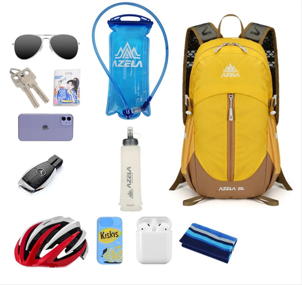 Mochila Deportiva de Senderismo 25L Ligera Gris miniatura 3