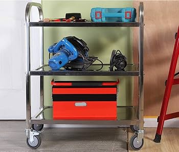 キッチンワゴン　3段　ステンレス 2156_nude_close.jpg