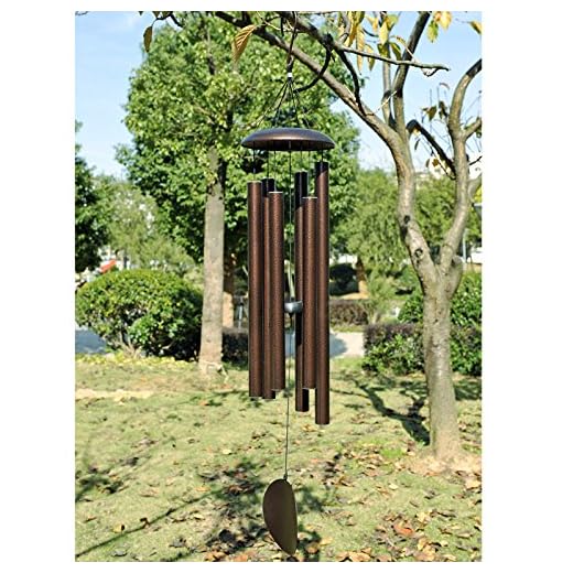 Agirlgle Large Wind Chimes Outdoor 44 inch- Tuned Large Garden Outdoor Windchimes for Patio and Terrace - Best Metal Musical Windchime Outdoor and Home Decoration