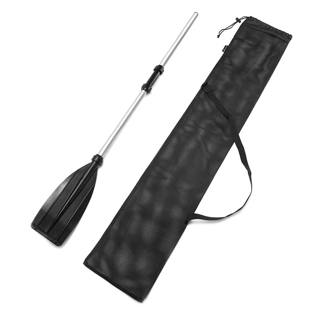 Borsa da pagaia da Kayak Porta per Paddle Canoa in Mesh in Mesh Nylon con Cinturino Regolabile, Sacca da Paddle in Barca in Nylon