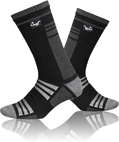 OTTERSHELL Calcetines impermeables de lana merino. Caliente y respirable. Tela compuesta de 3 capas, elimina la humedad para senderismo, senderismo, esquí