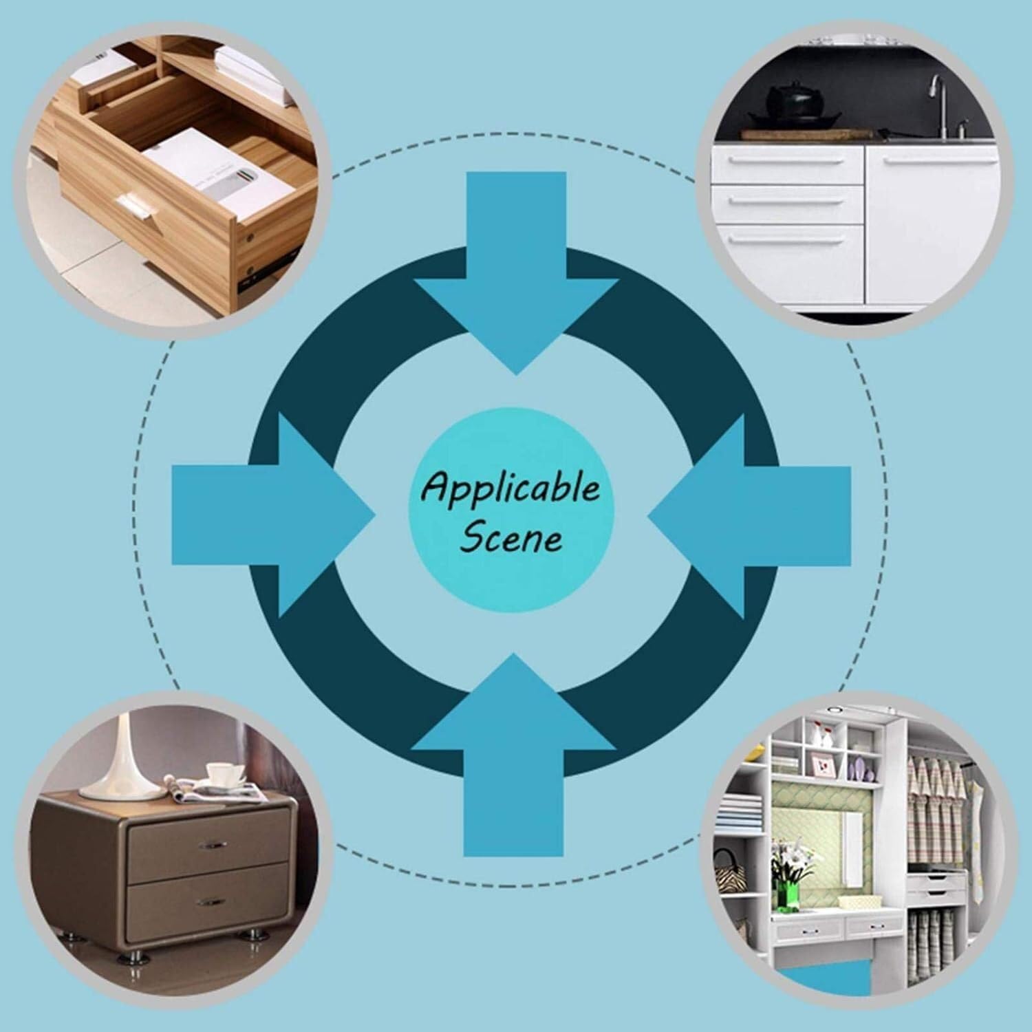 Drawer Runners Slides1 Pair Slides with Damper Softclose Ball Bearing Rails 10inch-25cm