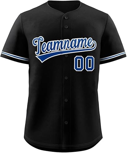 KXK - Camiseta de béisbol personalizada cosida, uniforme deportivo para hombres, mujeres y niños