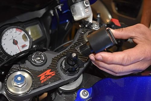 Miniatura 6 de Techmount 4-10105 Kit de montaje de horquilla de motocicleta. Monte su smartphone, radar, GPS, cámara u otros dispositivos electrónicos personales.,