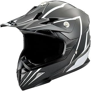 Black Motocross Motorcycle Helmet For Kids Youth ECE22.05 Australia Approved Standard - Youth X-Large