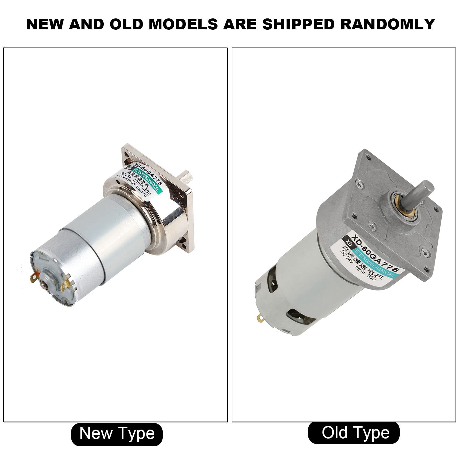 Moteur électrique à Réduction 12V DC - 30 RPM (options Disponibles) - Couple élevé, Faible Bruit - Pour Automatismes, Robots, Modélisme