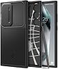 Spigen Optik Armor [Camera Protection] Case Compatible with Samsung Galaxy S24 Ultra - Black