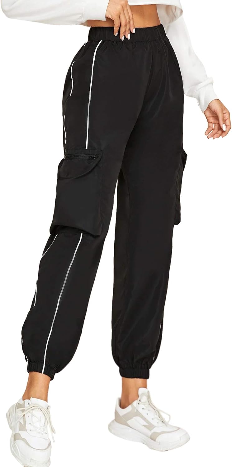 cropped cargo joggers