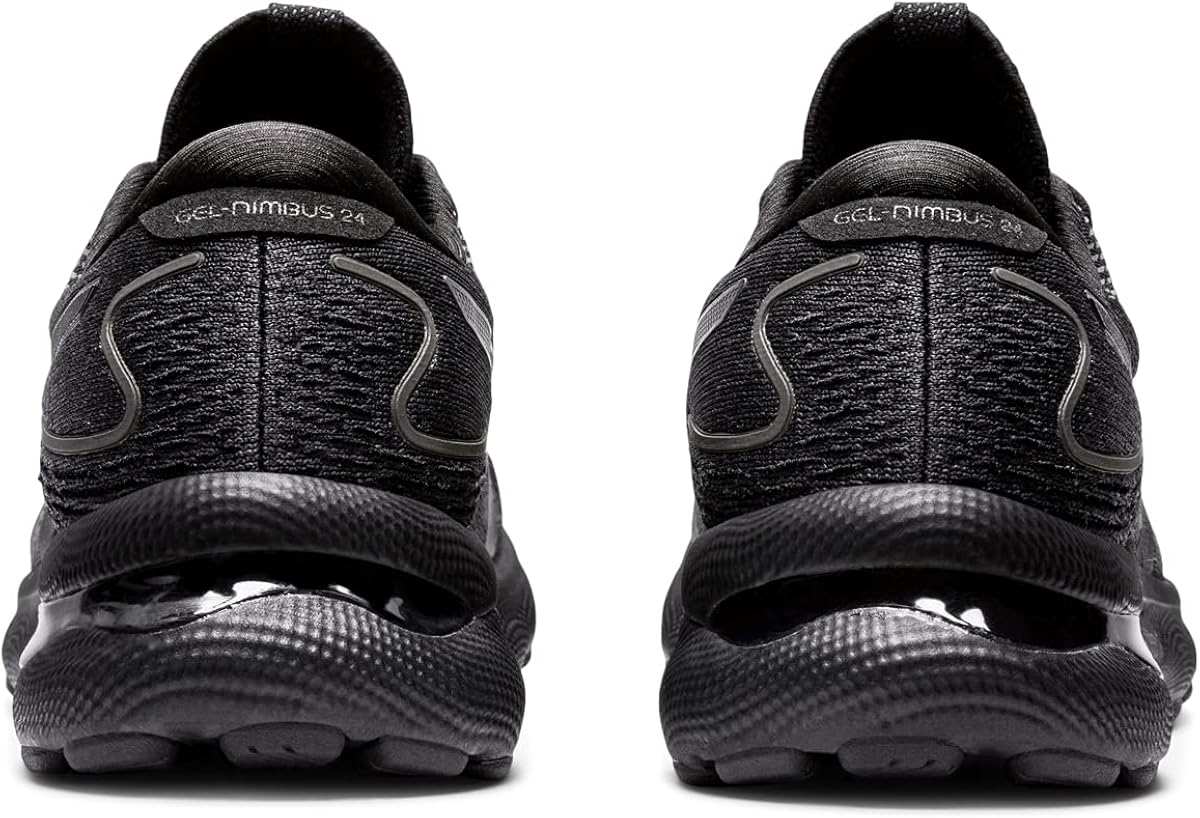 ASICS Women's Gel-Nimbus 24 Running Shoes 6 Black/Black